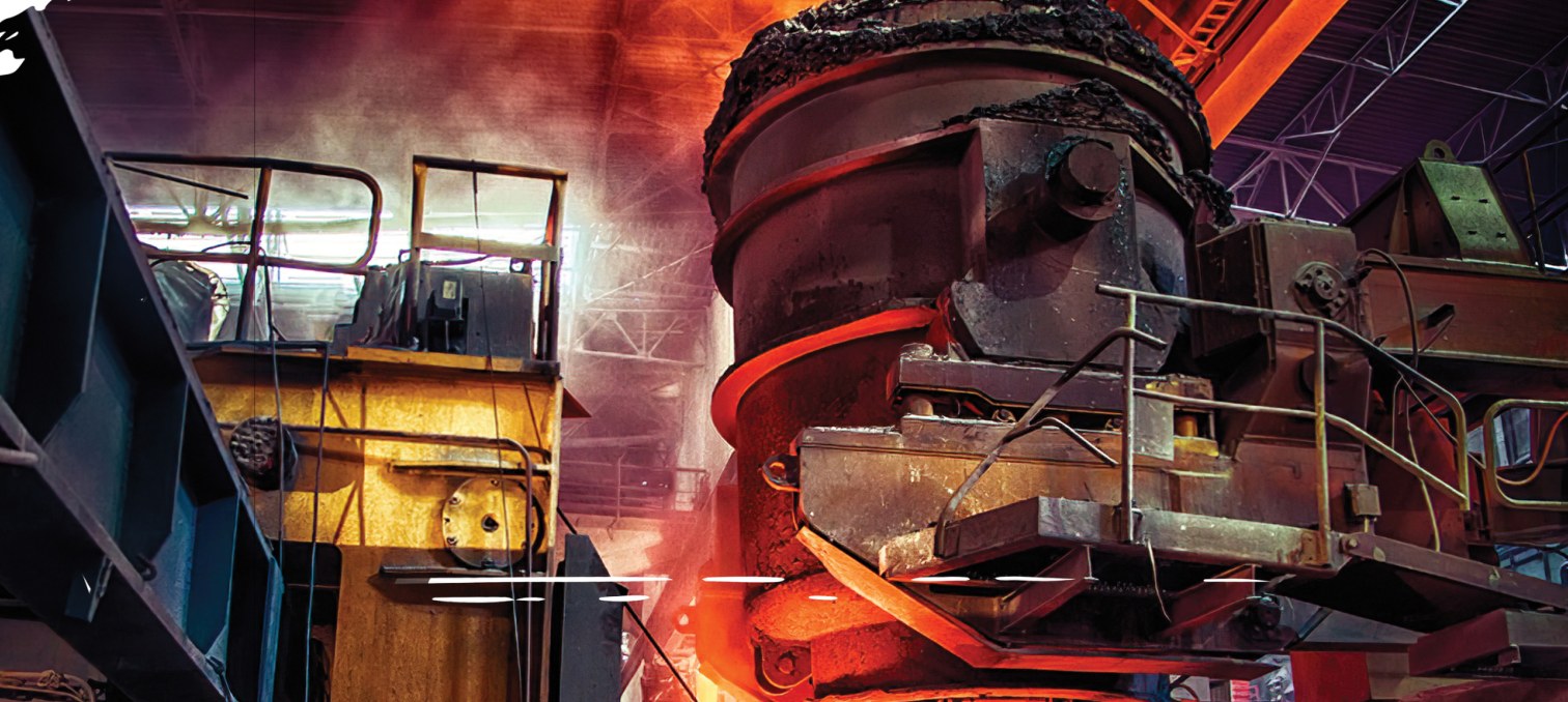 Furnace hall at Siraj Steel Industries